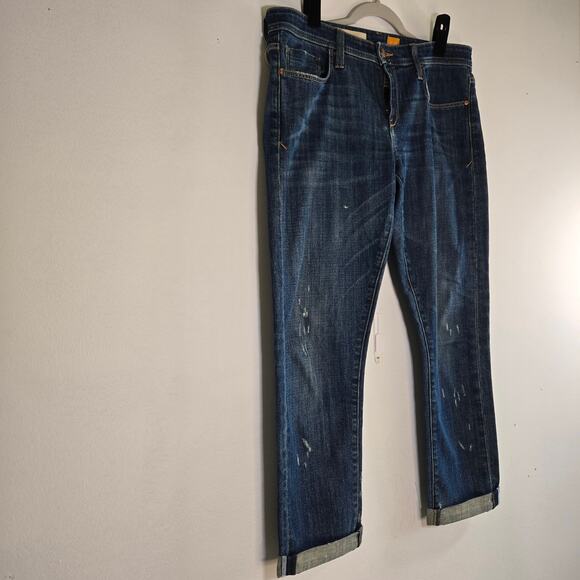 Pilcro And The Letterpress Hyphen Fit Women's Mid Rise Dark Wash Jeans Size 28 - Picture 3 of 13